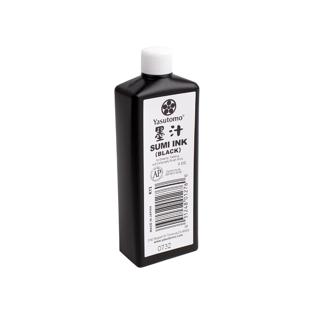 Yasutomo Bokuju Liquid Ink - 2oz Sumi Ink for Calligraphy and Artwork