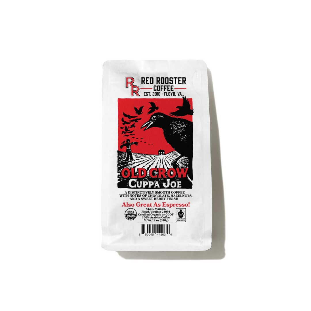 Red Rooster Coffee Organic Old Crow Cuppa Joe Blend